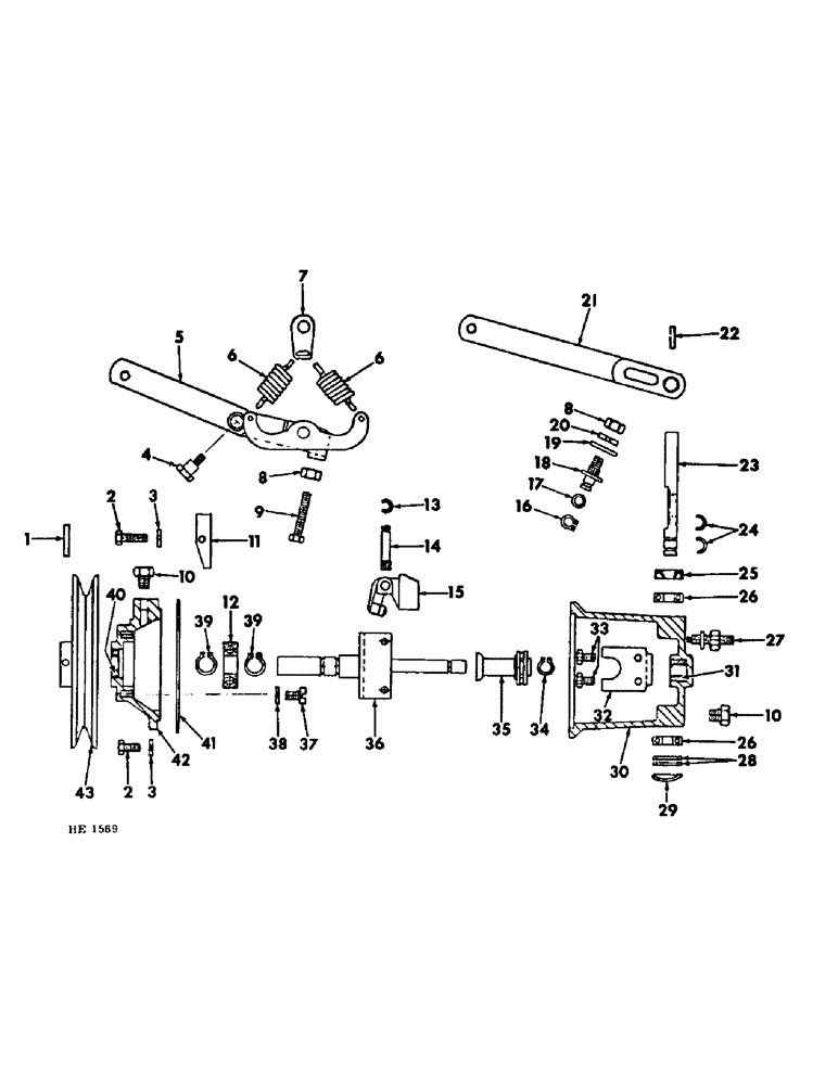 Схема запчастей Case IH 375 - (C-18) - 6 CYLINDER, 232 CARBURETED ENGINE, GOVERNOR, HOOF PRODUCTS (01) - ENGINE