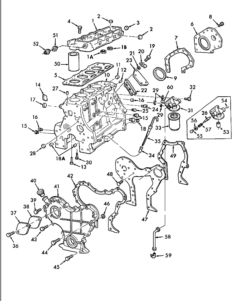 Схема запчастей Case IH WDX901 - (102) - ENGINE, BLOCK, HEAD, OIL FILTER & RELATED PARTS (10) - ENGINE