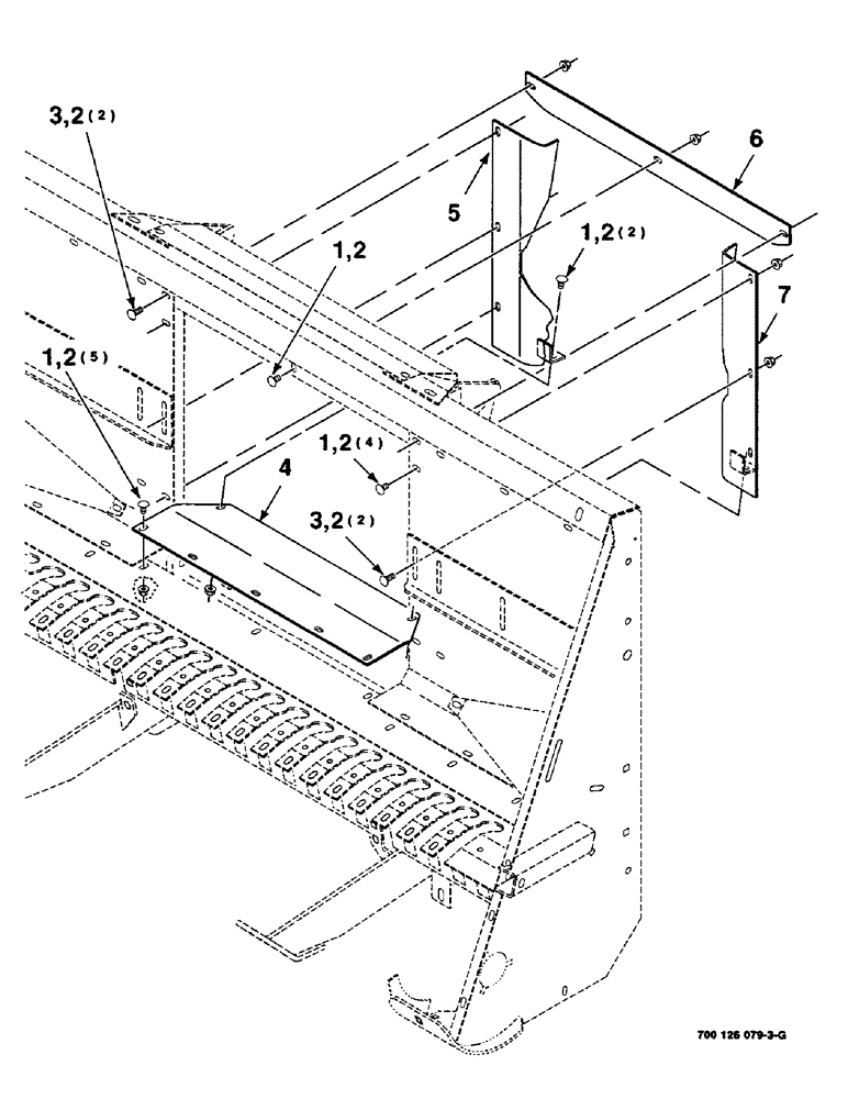 Схема запчастей Case IH 8750 - (4-08) - AUGER CENTER FILLER ASSEMBLY (58) - ATTACHMENTS/HEADERS