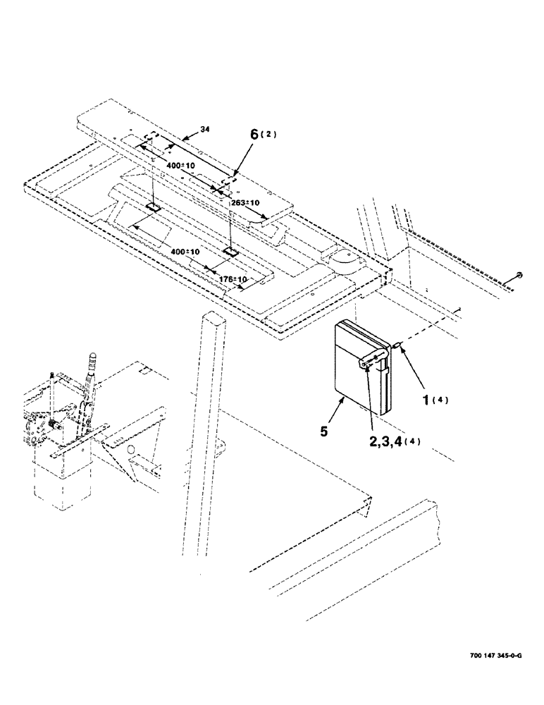 Схема запчастей Case IH 8825HP - (07-54) - MANUAL HOLDER ASSEMBLIES (09) - CHASSIS