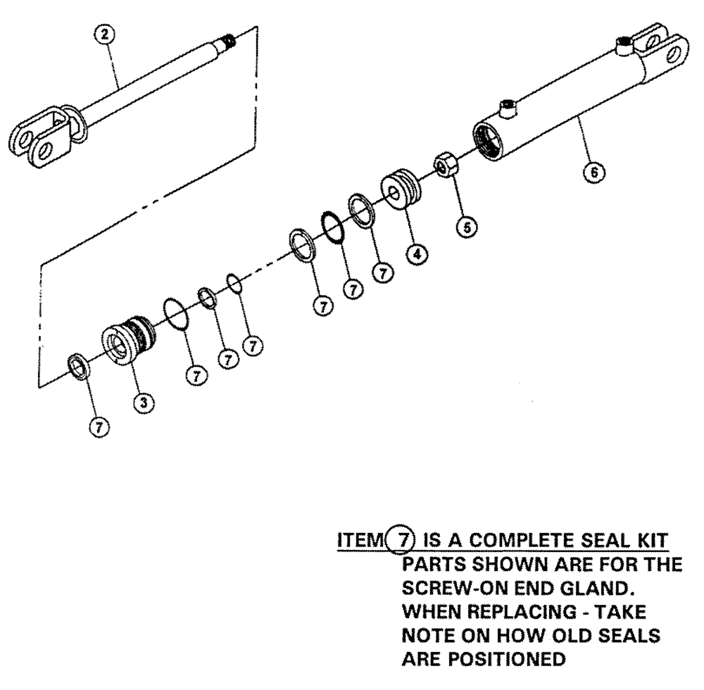 Схема запчастей Case IH PATRIOT NT - (06-001) - HYDRAULIC CYLINDER - AXLE ADJUSTMENT (2 1/2") Cylinders