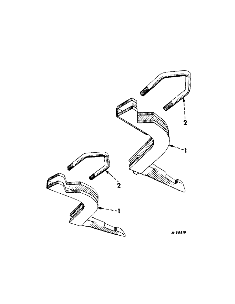 Схема запчастей Case IH 663 - (AD-07[A]) - COUPLING BEAMS 