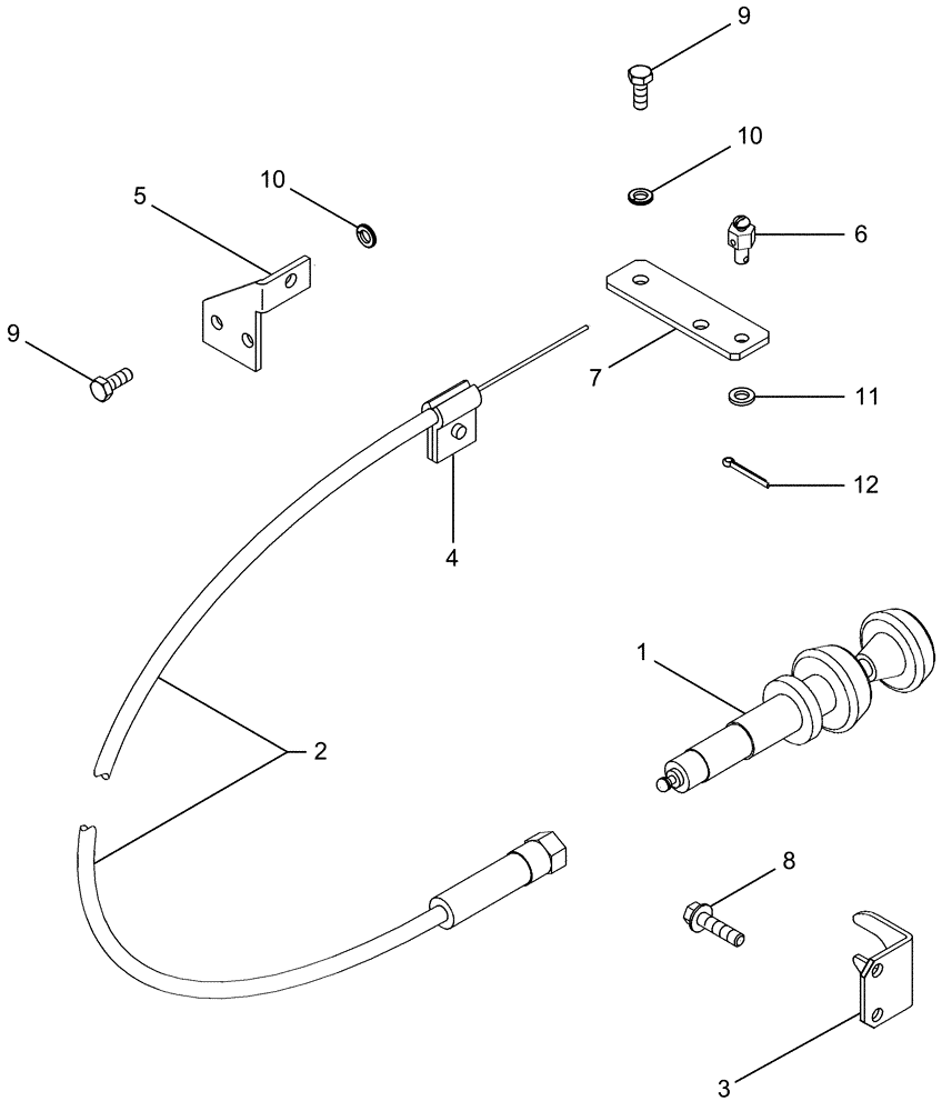 Схема запчастей Case IH P110 - (03-01) - THROTTLE CONTROL (03) - FUEL SYSTEM