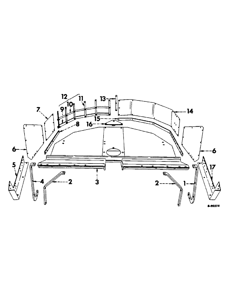 Схема запчастей Case IH 34U-FTC25 - (A-04) - MAIN FRAME 