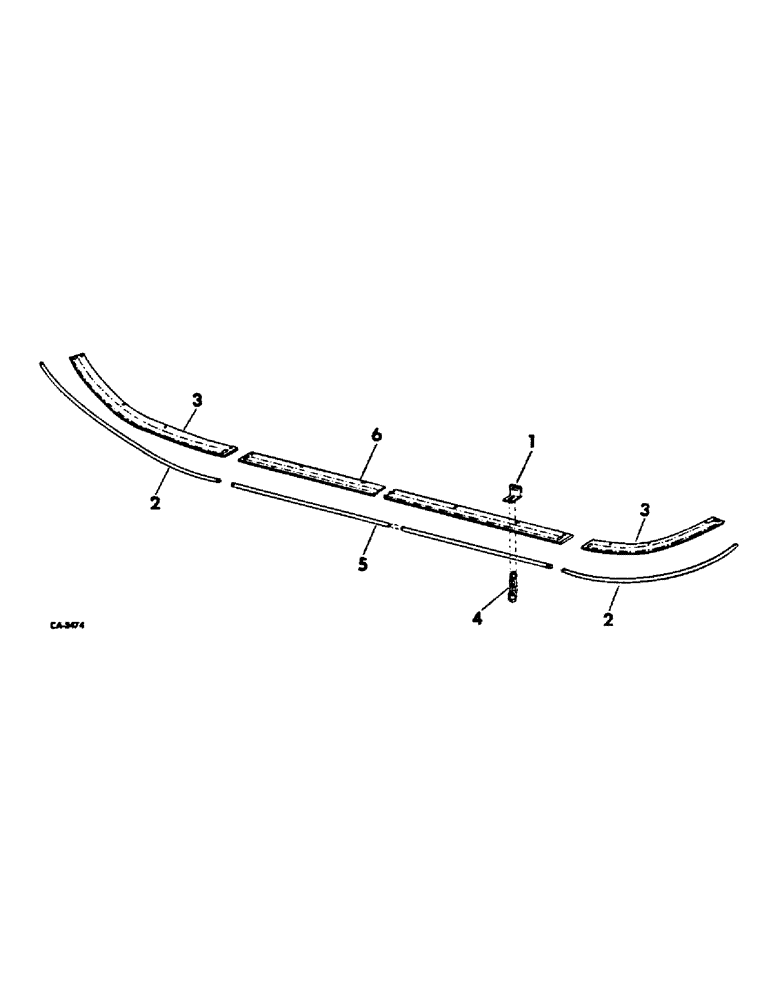 Схема запчастей Case IH 711 - (R-18) - REAR CHAIN GUARD ATTACHMENT 