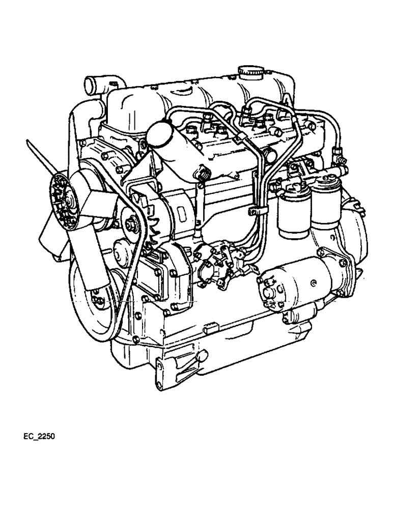 Схема запчастей Case IH 4240 - (2-02) - SERVICE ENGINES, COMPLETE SERVICE ENGINE, SHORT BLOCK SERVICE ENGINE (02) - ENGINE