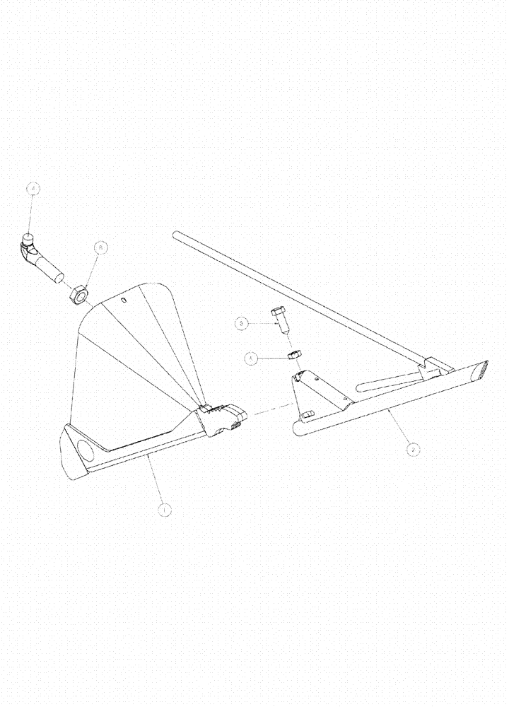 Схема запчастей Case IH 2152 - (09-48) - RICE DIVIDER KIT 