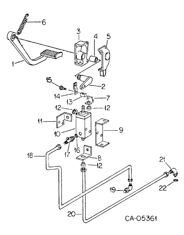 Схема запчастей Case IH 3488 - (07-13) - DRIVE TRAIN, FOOT-N-INCH CONTROLS (04) - Drive Train