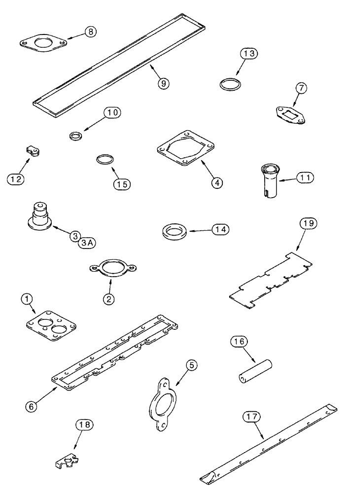 Схема запчастей Case IH 7240 - (2-134) - VALVE GRIND GASKET KIT, 6T-830 AND 6TA-830 EMISSIONS CERTIFIED ENGINE, PIN JJA0064978 AND AFTER (02) - ENGINE