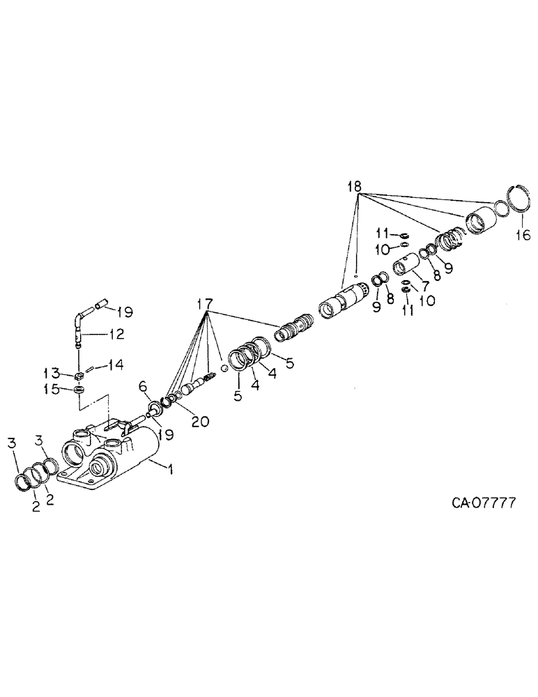 Схема запчастей Case IH 3788 - (10-36) - HYDRAULICS, FEMALE COUPLER (07) - HYDRAULICS