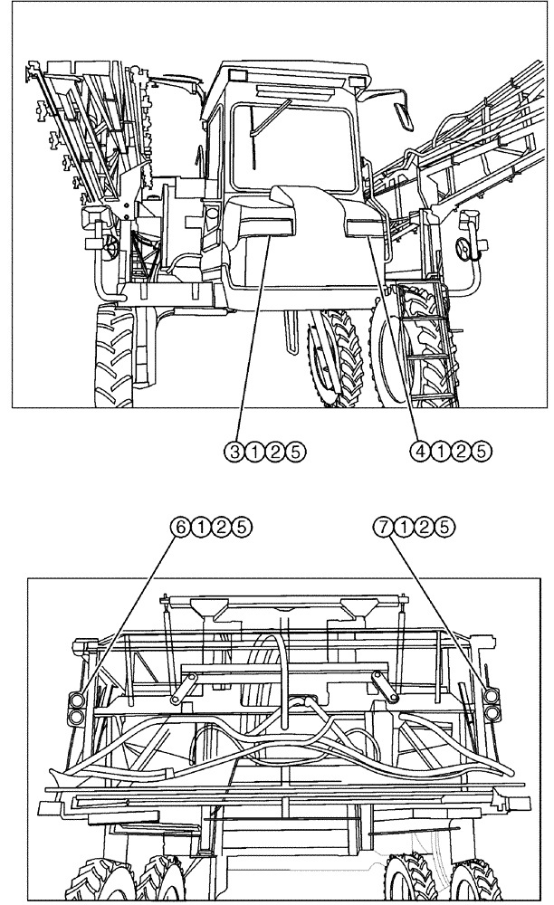 Схема запчастей Case IH 3150 - (12-005) - LIGHT GROUP, ELECTRICAL (06) - ELECTRICAL