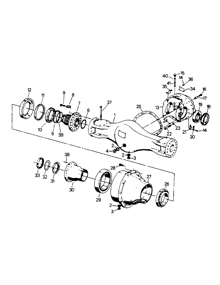 Схема запчастей Case IH ST270 - (04-53) - AXLE ASSEMBLY, K-598 00/10 AND 20/30 (04) - Drive Train