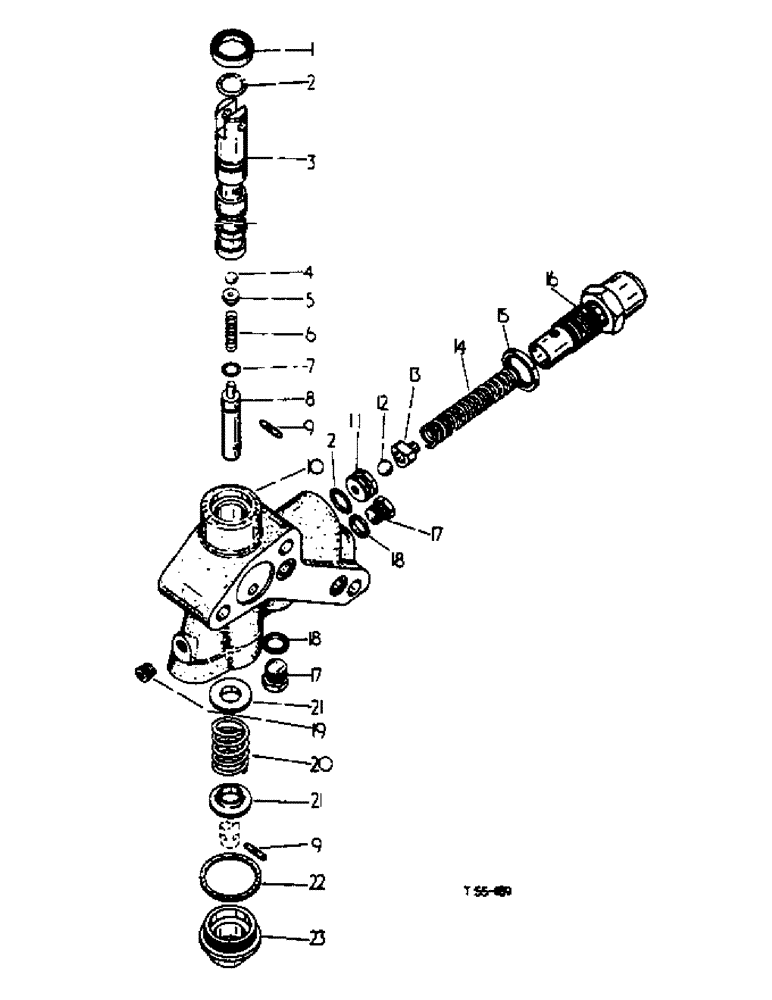 Схема запчастей Case IH 276 - (5-26) - SINGLE ACTING INDEPENDENT AUXILIARY VALVES (08) - HYDRAULICS