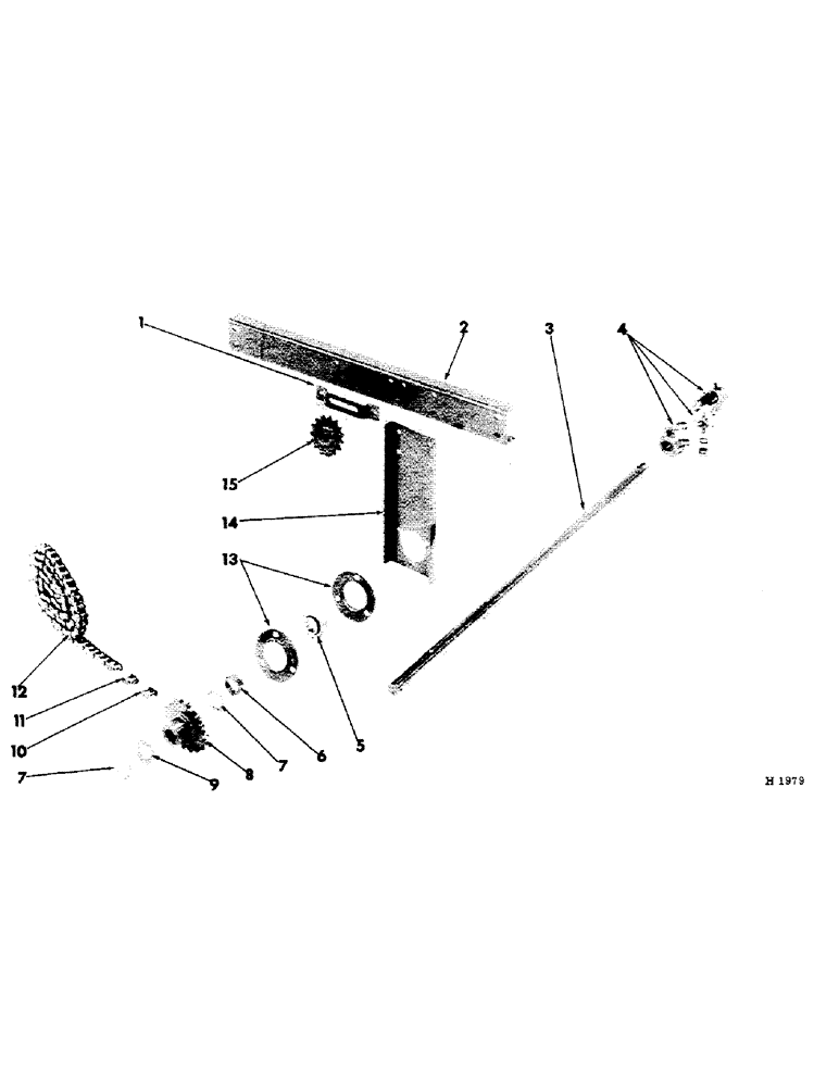 Схема запчастей Case IH 320 - (M-08) - FRONT DRIVE SHAFT 