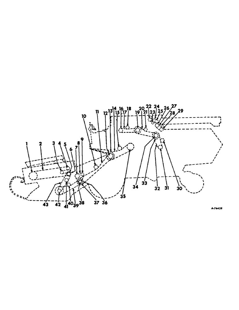 Схема запчастей Case IH 915 - (16) - SPROCKET AND CHAIN DIAGRAM, LEFT SIDE (00) - GENERAL