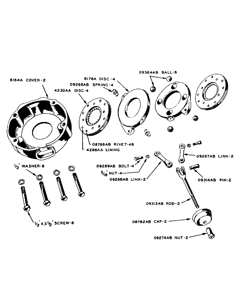 Схема запчастей Case IH SO-SERIES - (060) - DIFFERENTIAL BRAKE, S, SC, SO (06) - POWER TRAIN