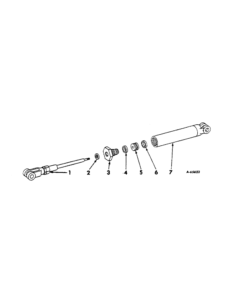 Схема запчастей Case IH 420 - (076[1]) - DRUM DRIVE CYLINDER (35) - HYDRAULIC SYSTEMS