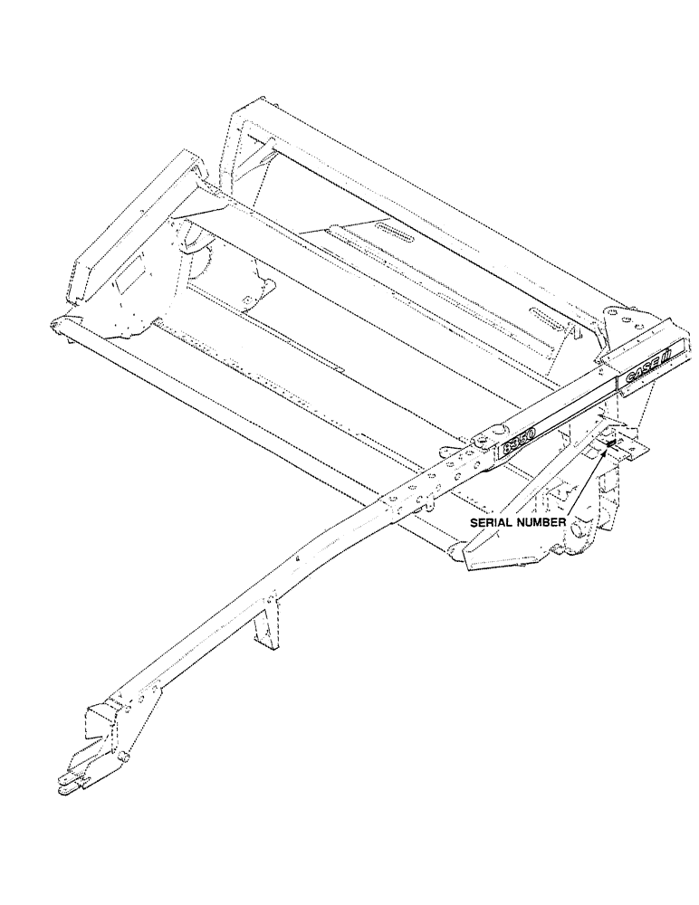 Схема запчастей Case IH 8350 - (1-2) - SERIAL NUMBER LOCATION (00) - PICTORIAL INDEX