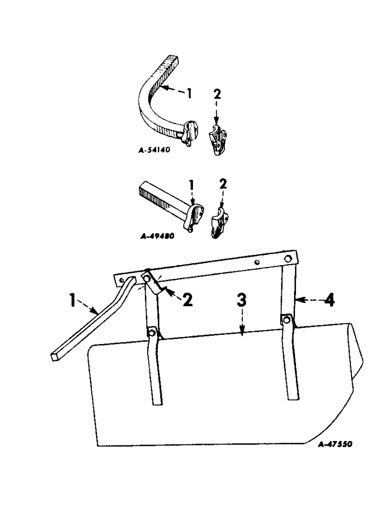 Схема запчастей Case IH 63-SERIES - (G-22) - TOOL BAR EXTENSION 