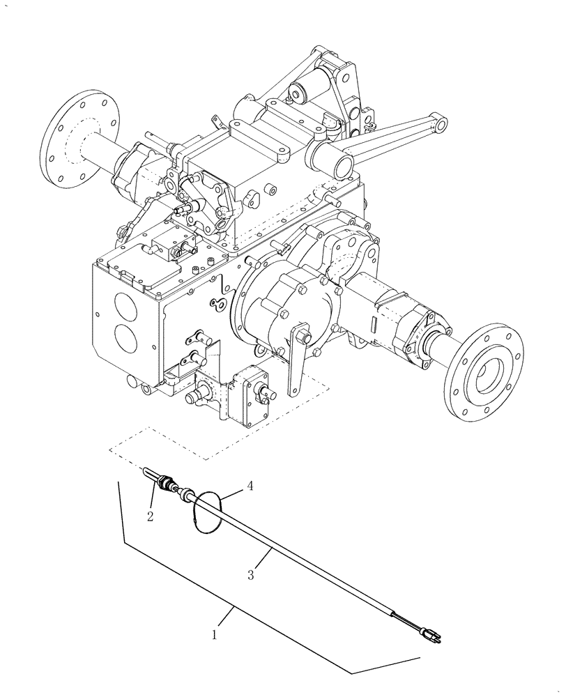 Схема запчастей Case IH FARMALL 40 - (03.19) - TRANSMISSION IMMERSION HEATER - 87537603 (03) - TRANSMISSION