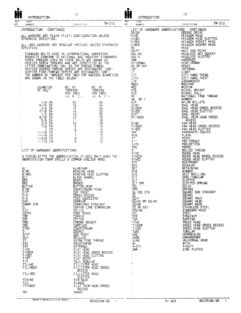 Схема запчастей Case IH 4700 - (3) - INTRODUCTION 