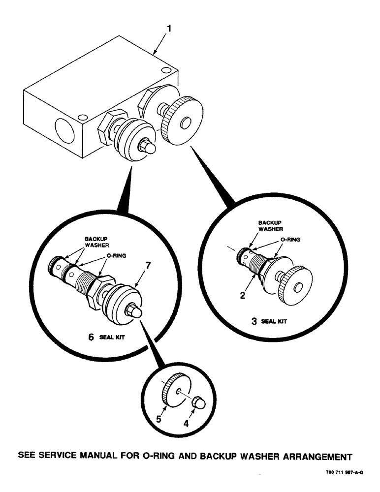 Схема запчастей Case IH 8465T - (9-82) - MESH WRAP HYDRAULIC CONTROL VALVE ASSEMBLY COMPLETE 700711967 Decals & Attachments