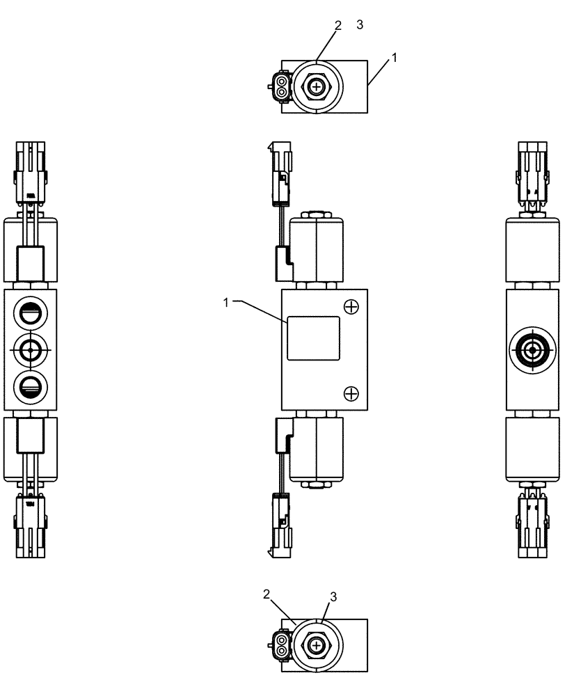 Схема запчастей Case IH 1260 - (35.138.06) - HYDRAULICS - VALVE BLOCK MARKER ASSEMBLY (35) - HYDRAULIC SYSTEMS