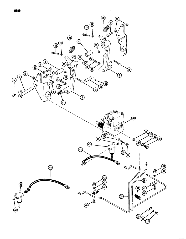 Схема запчастей Case IH 770 - (188) - POWER BRAKE SYSTEM (07) - BRAKES