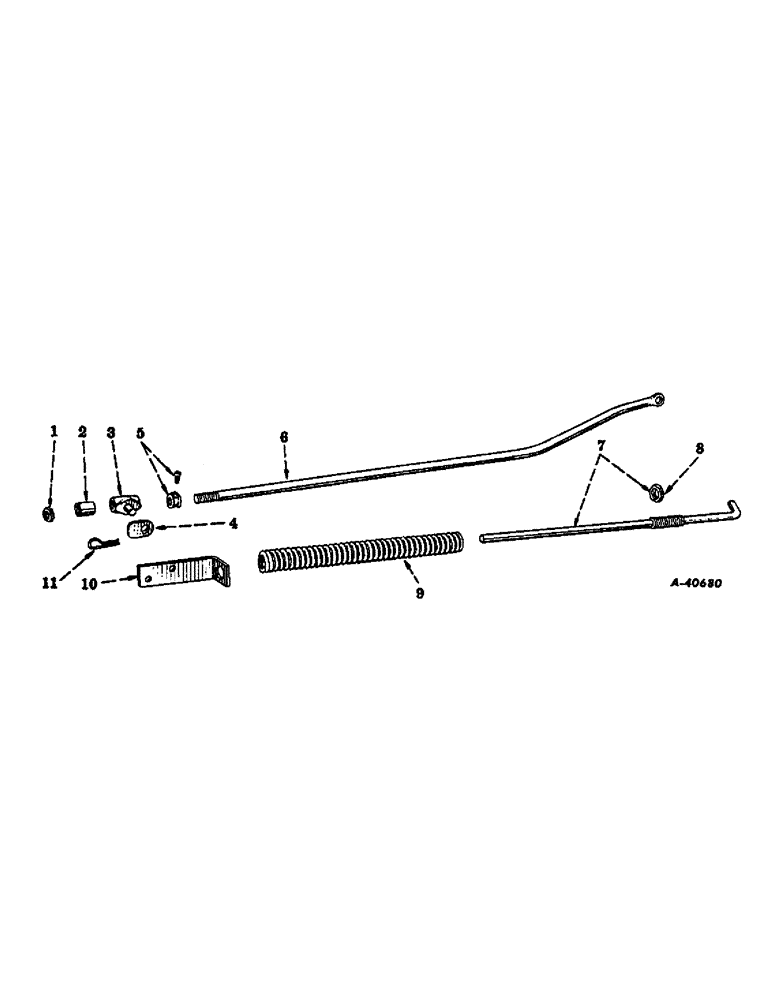 Схема запчастей Case IH FARMALL CUB - (09-09) - FRAME, FAST-HITCH, CUB LO-BOY TRACTORS, LIFT LINK AND HELPER SPRING CONNECTIONS (12) - FRAME