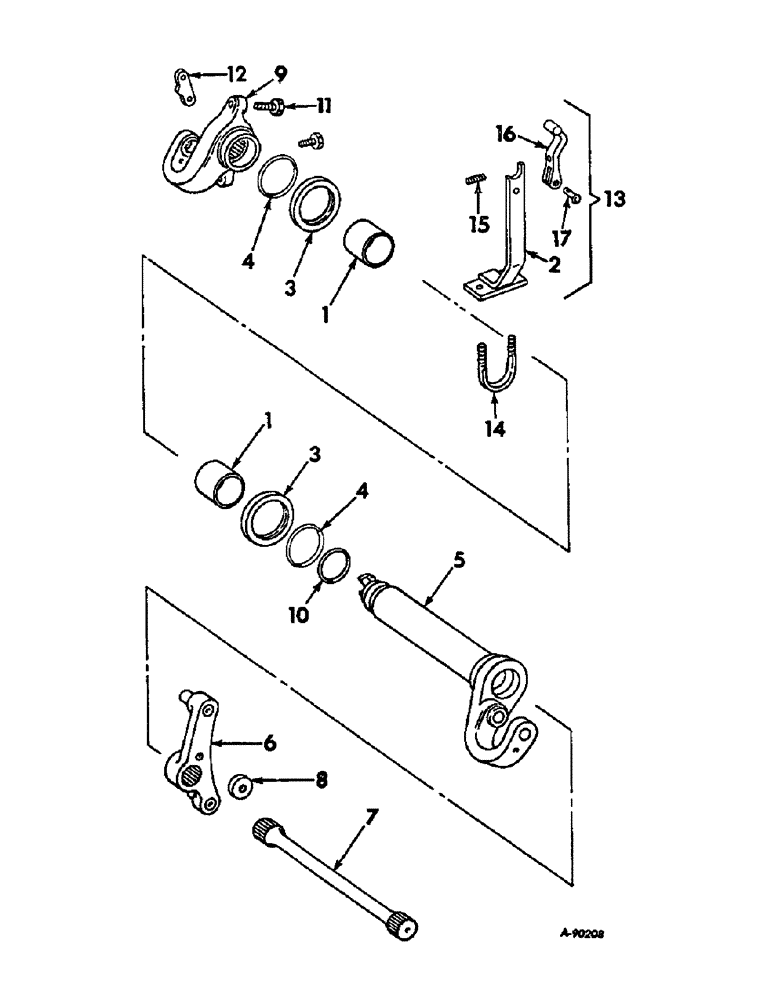 Схема запчастей Case IH 21026 - (10-25) - HYDRAULICS, DRAFT SENSING (07) - HYDRAULICS