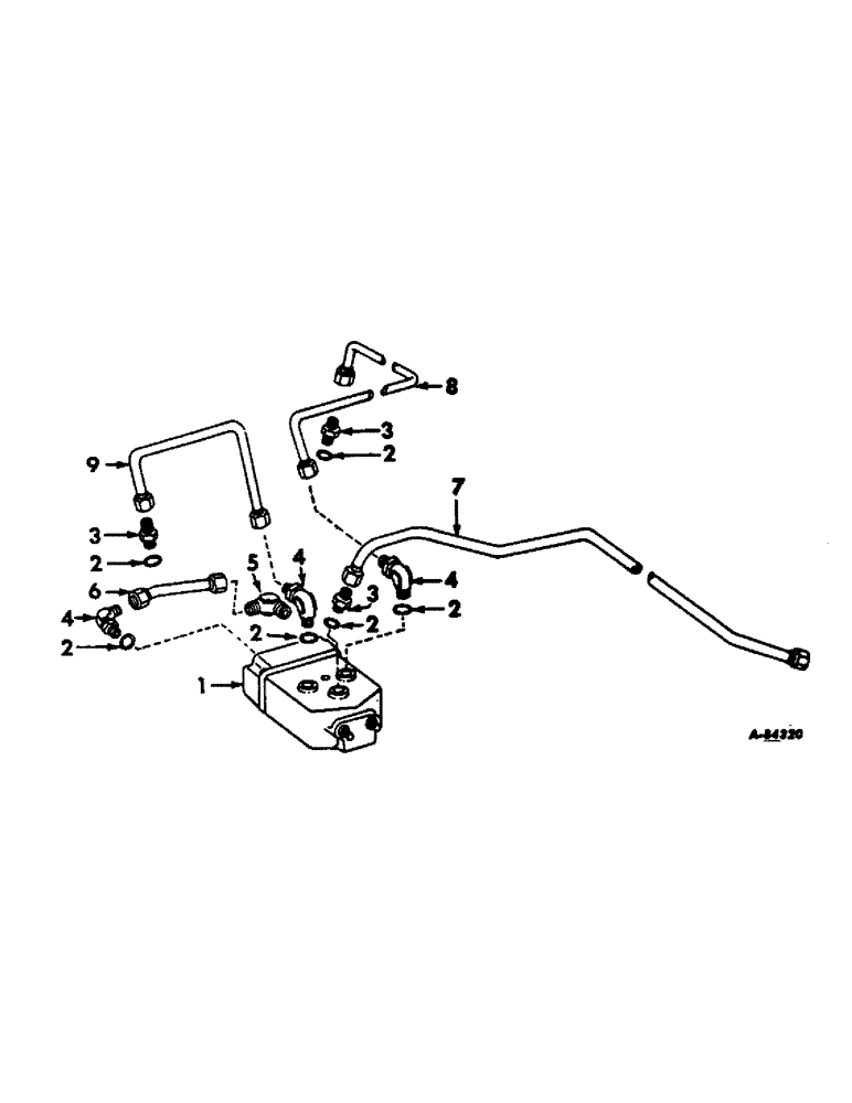 Схема запчастей Case IH 21206 - (F-21) - HYDRAULIC SYSTEM, POWER BRAKE VALVE AND CONNECTIONS (07) - HYDRAULIC SYSTEM