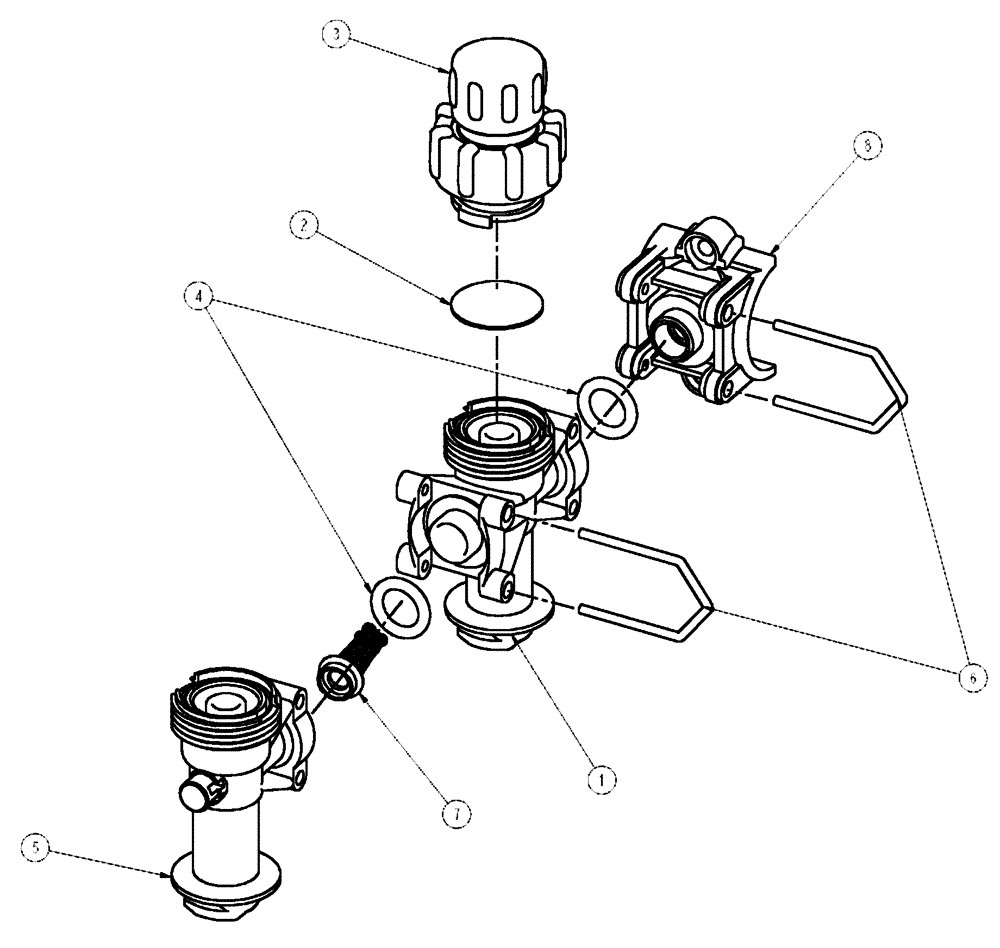 Схема запчастей Case IH SPX3320 - (11-061) - NOZZLE, DUAL WILGER Options