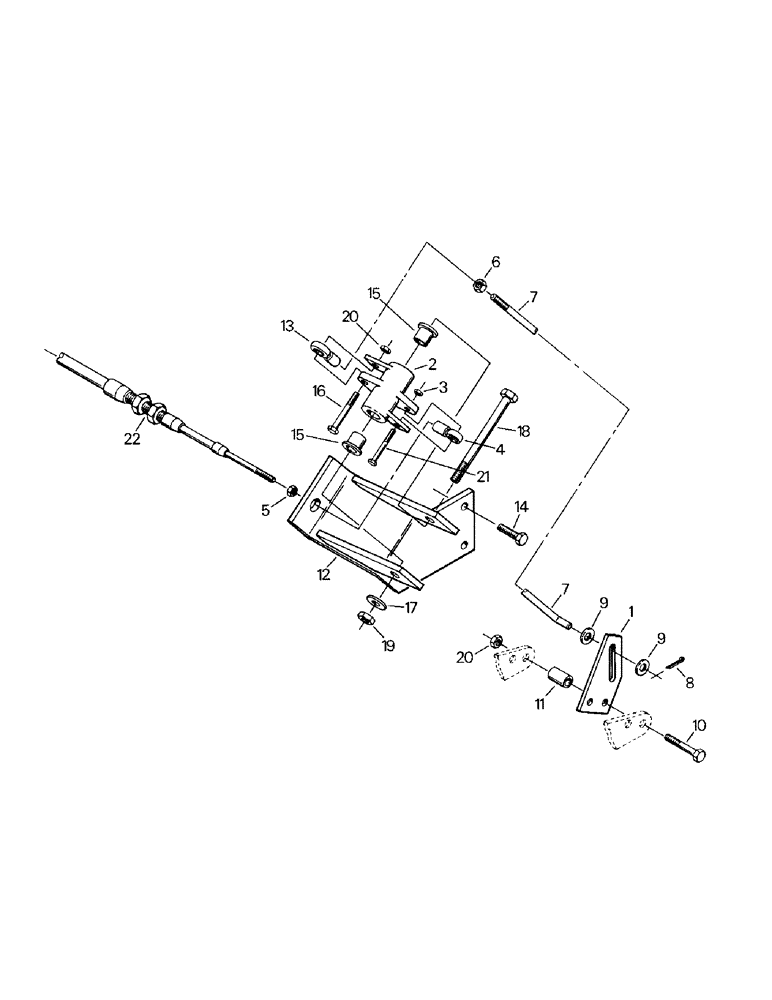 Схема запчастей Case IH CR-1225 - (04-31) - CLUTCH LINKAGE (04) - Drive Train