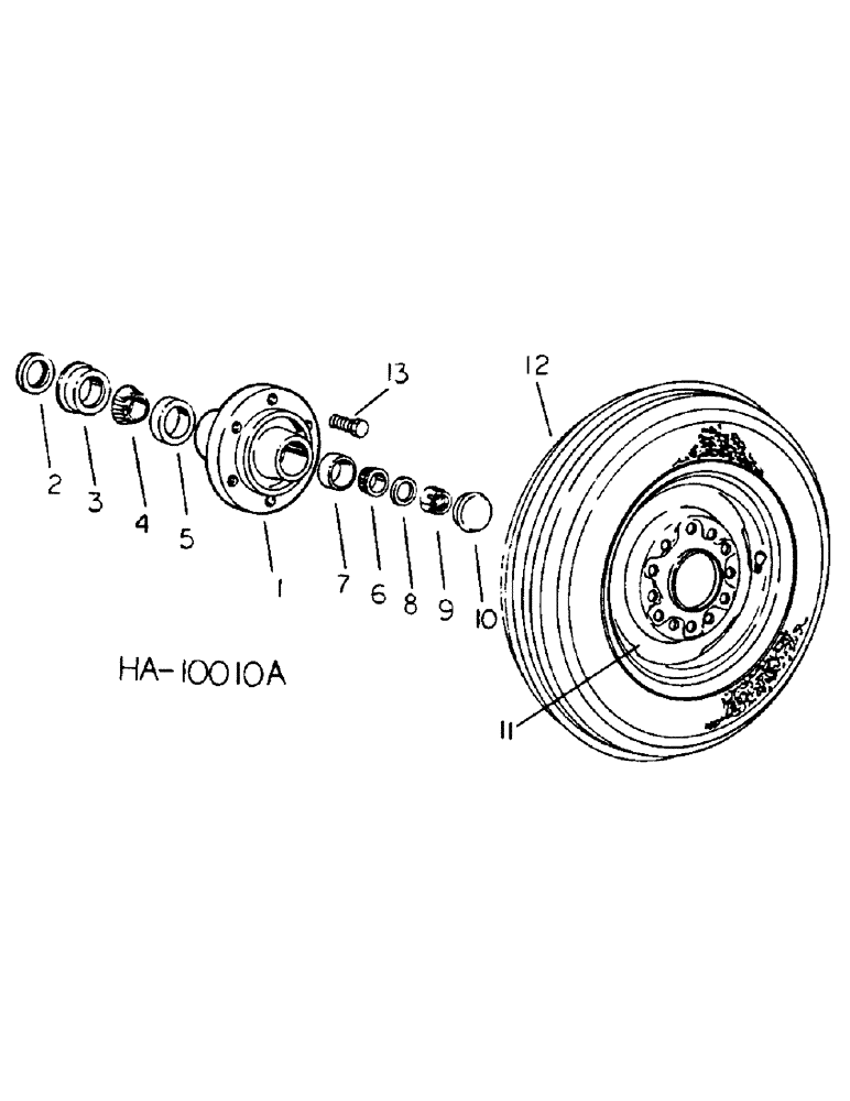 Схема запчастей Case IH 5500 - (G-30) - PNEUMATIC GAUGE WHEEL AND HUB, WING TYPE 