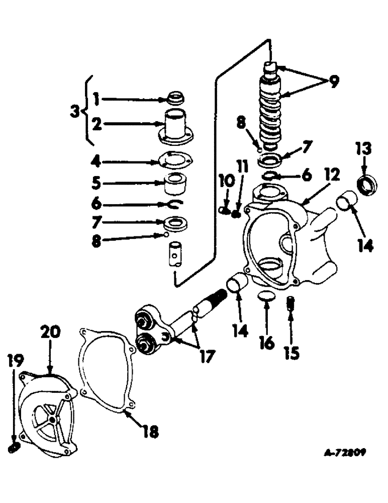 Схема запчастей Case IH 303 - (109) - STEERING GEAR CASE, ROSS GEAR (41) - STEERING