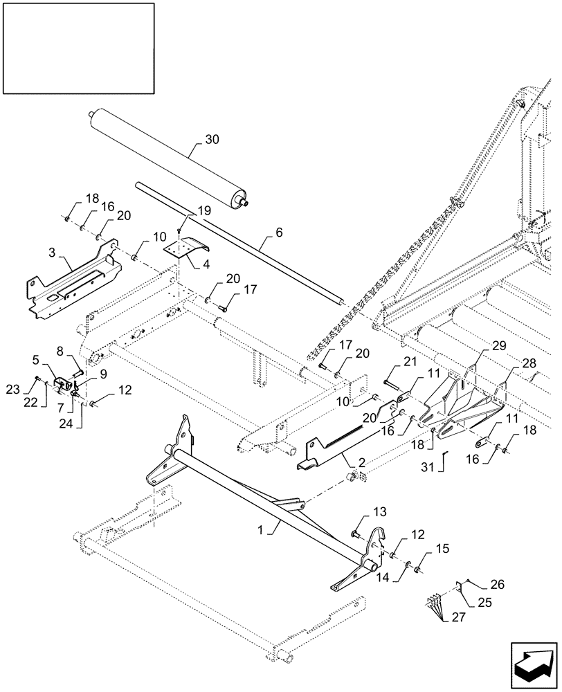 Схема запчастей Case IH LB433S - (18.87718024[02]) - DIA : BALE WEIGHING SYSTEM (18) - ACCESSORIES