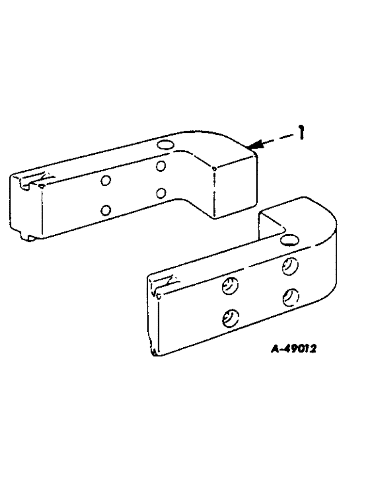 Схема запчастей Case IH 300 - (362) - ATTACHMENTS, FRONT BOLSTER WEIGHTS Attachments