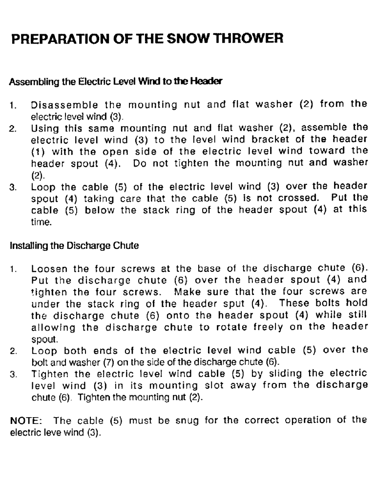 Схема запчастей Case IH ST148 - (08) - PREPARATION OF THE SNOW THROWER 