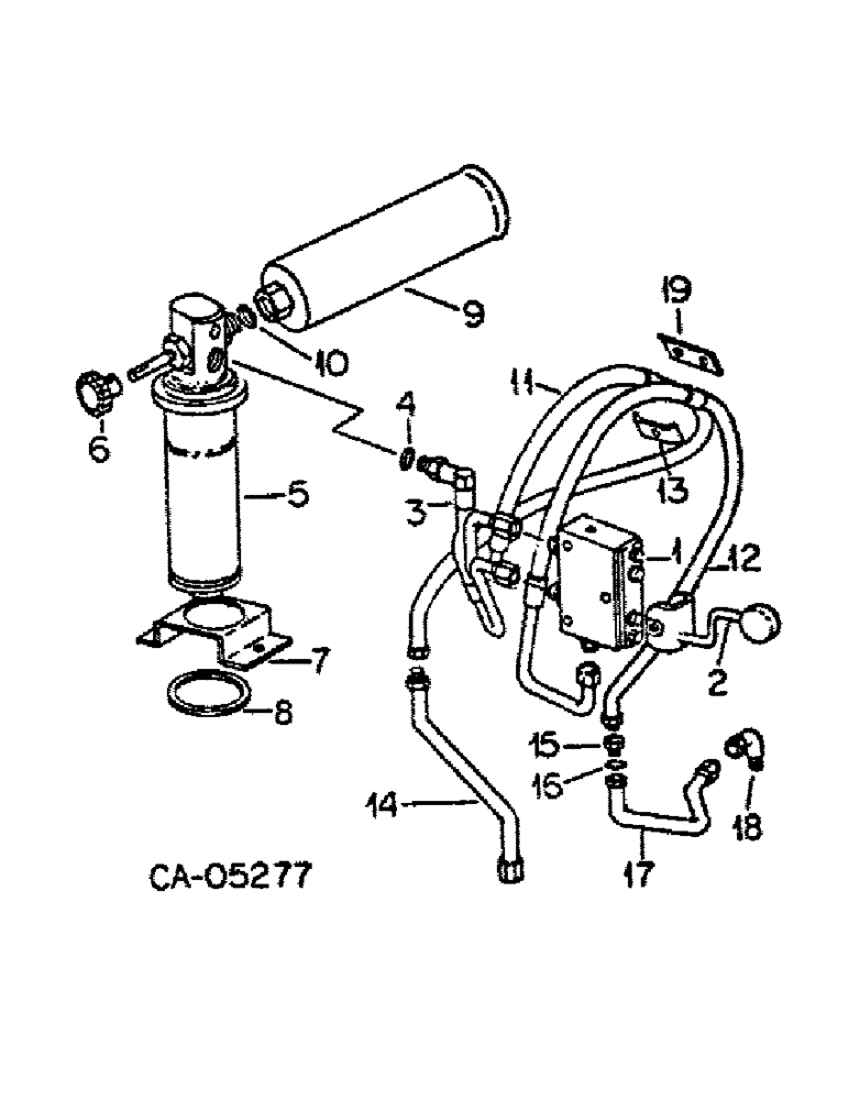 Схема запчастей Case IH 986 - (10-42) - HYDRAULIC, HYDRAULIC SEAT ATTACHMENT CONNECTIONS (07) - HYDRAULICS