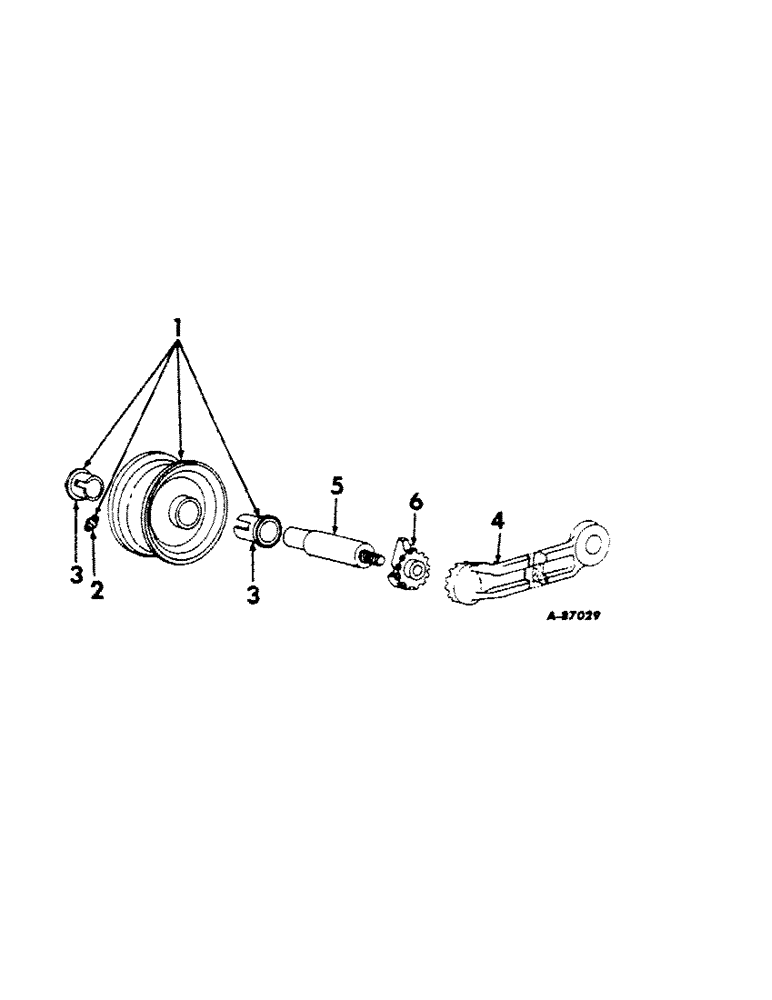 Схема запчастей Case IH 1110 - (M-08) - OUTER SHOE WHEEL 