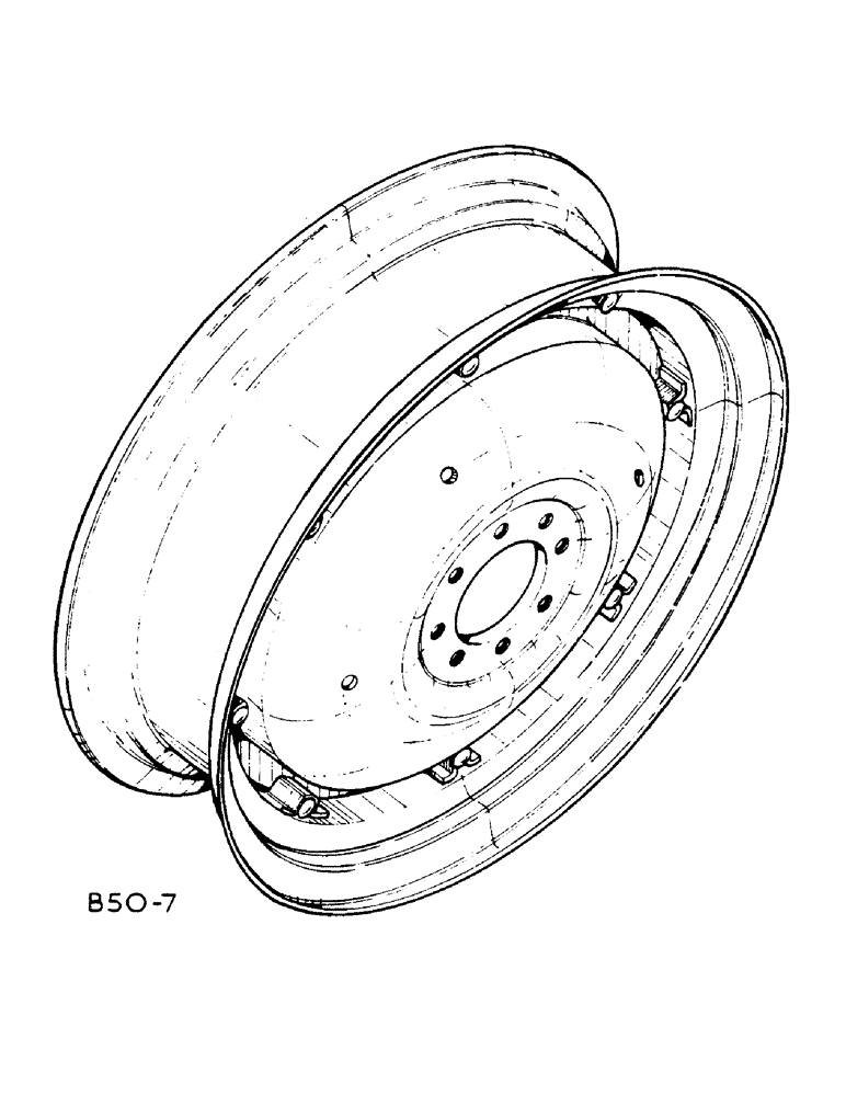 Схема запчастей Case IH 278 - (15-004) - REAR WHEELS Wheels & Traction