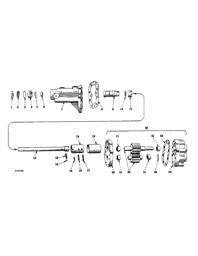 Схема запчастей Case IH 414 - (082) - POWER STEERING ATTACHMENT, POWER STEERING UNIT (41) - STEERING