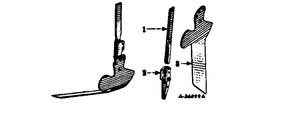 Схема запчастей Case IH 153 - (AP-32[B]) - ADJUSTABLE KNIFE WEEDERS FOR UNITS C AND J UP TO 1972 