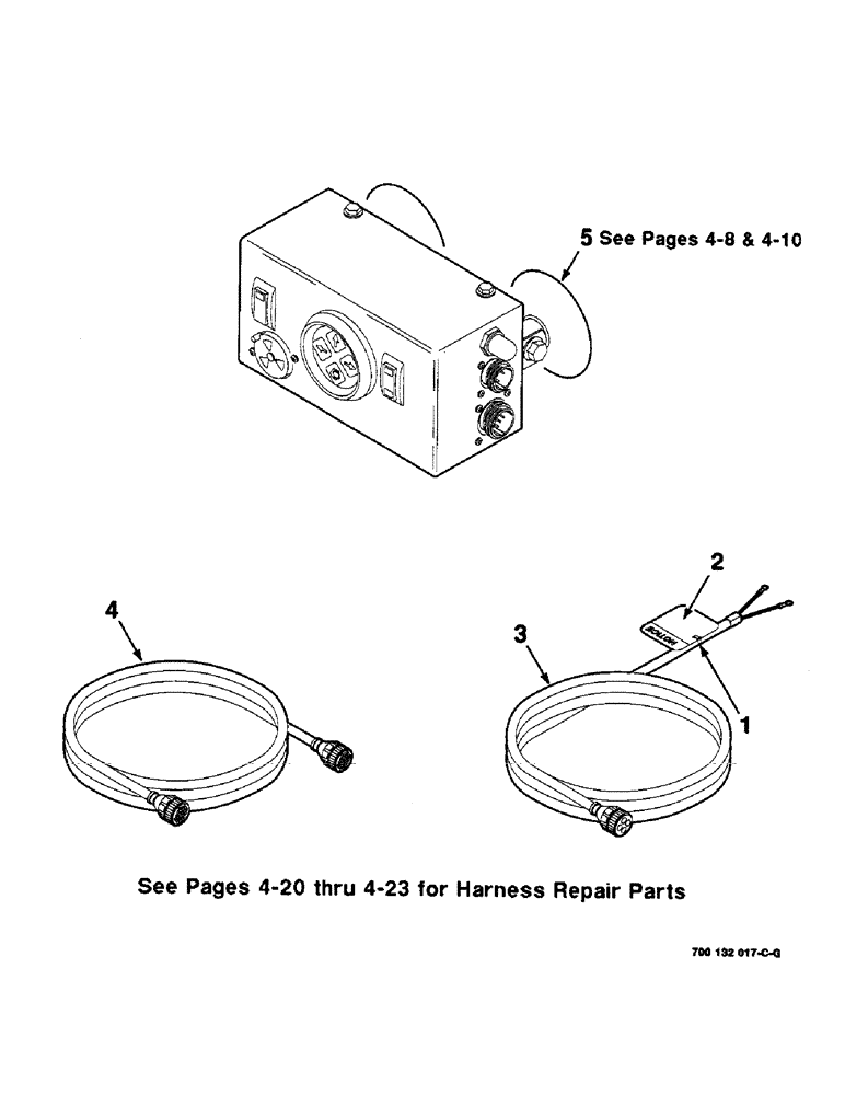 Схема запчастей Case IH 8435 - (4-06) - MISCELLANEOUS ELECTRICAL ASSEMBLIES (06) - ELECTRICAL