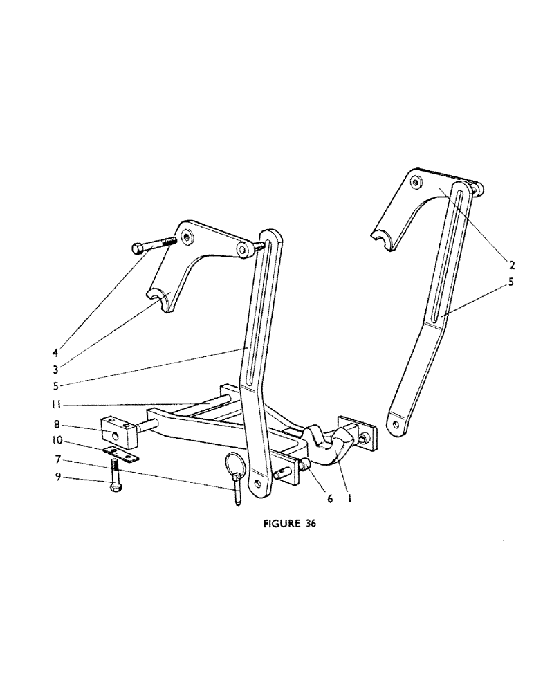 Схема запчастей Case IH 770B - (059) - PICK-UP HITCH, OPTIONAL EQUIPMENT Drawbars & Hitches