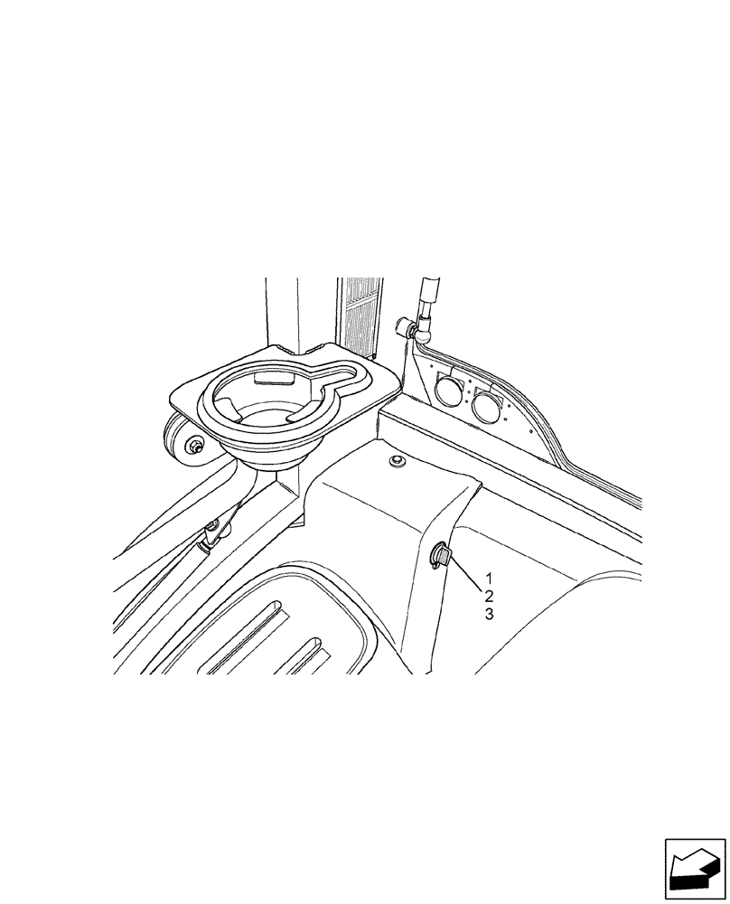 Схема запчастей Case IH FARMALL 60 - (06.11) - AUXILIARY POWER OUTLET (06) - ELECTRICAL SYSTEMS