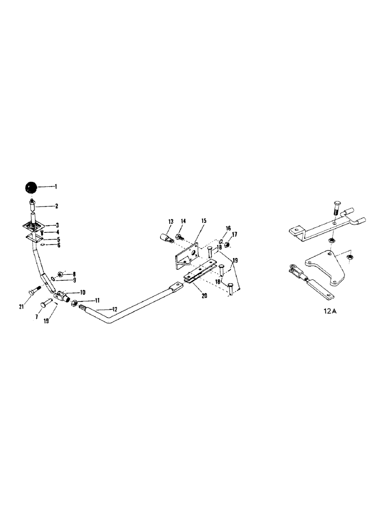 Схема запчастей Case IH STEIGER - (04-09) - TWO-SPEED TRANS. SHIFT LINKAGES - SERIES I (04) - Drive Train