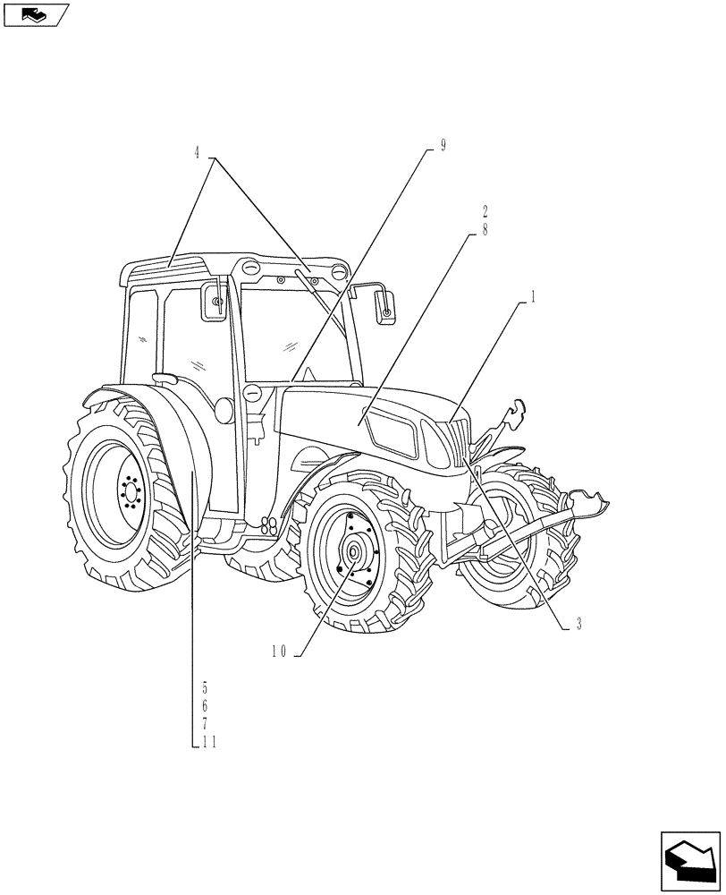 Схема запчастей Case IH FARMALL 85N - (0.01.5[02]) - FILTERS & CAPACITIES - FARMALL 85N (00) - GENERAL