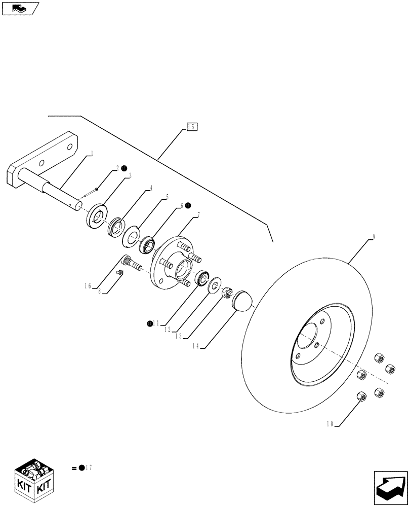 Схема запчастей Case IH 800 - (75.200.01[02]) - 2011 TRU LINK HUB AND SPINDLE ASSEMBLY (75) - SOIL PREPARATION