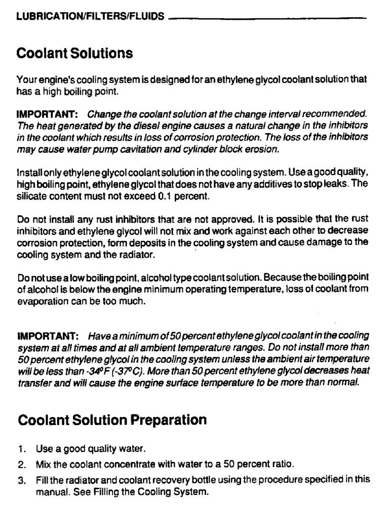 Схема запчастей Case IH 6590 - (023) - LUBRICATION, FILTERS, FLUIDS, COOLANT SOLUTIONS, COOLANT SOLUTION PREPARATION 